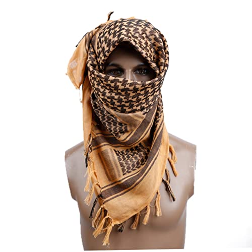BESPORTBLE 1 Unidade Lenço De Cabeça Árabe Envoltório De Lenço Do Deserto Cachecol Palestino Envoltó