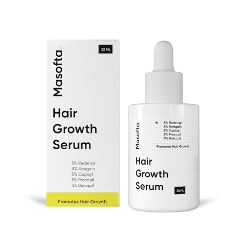 Hair Growth Serum For Density, Hair fall Control with 3% Redensyl, 5% Capixyl, 4% Anagain, 3% Procapil & 3% Baicapil, Rosemary & Biotin For Both Men & Women, 1.01 fl.oz./30ML