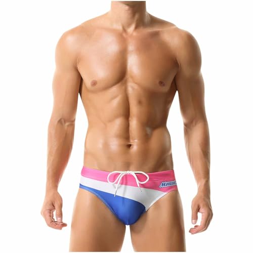 Men's Tigh Swimming Briefs Plaid Trunks Swimwear Swimsuit Sexy Man Beach Short Men Swim Suit Underpants