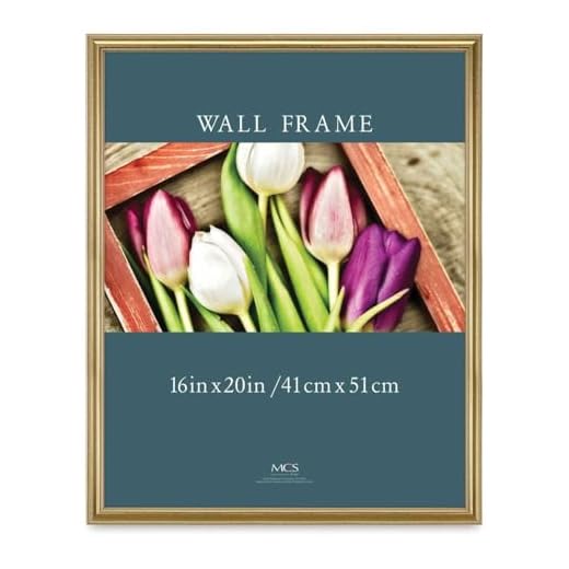MCS 16x20 Inch Renaissance Poster Frame, Gold (59560)