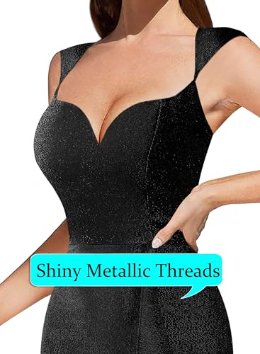 Image of VFSHOW Womens Sexy Sweetheart Neckline Backless Ruffle Formal Prom Maxi Dress High Slit Wedding Guest Gala Evening Gown
