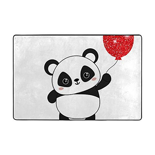 Tapis panda en microfibre Chenhongg grand format pour chambre enfant - 2