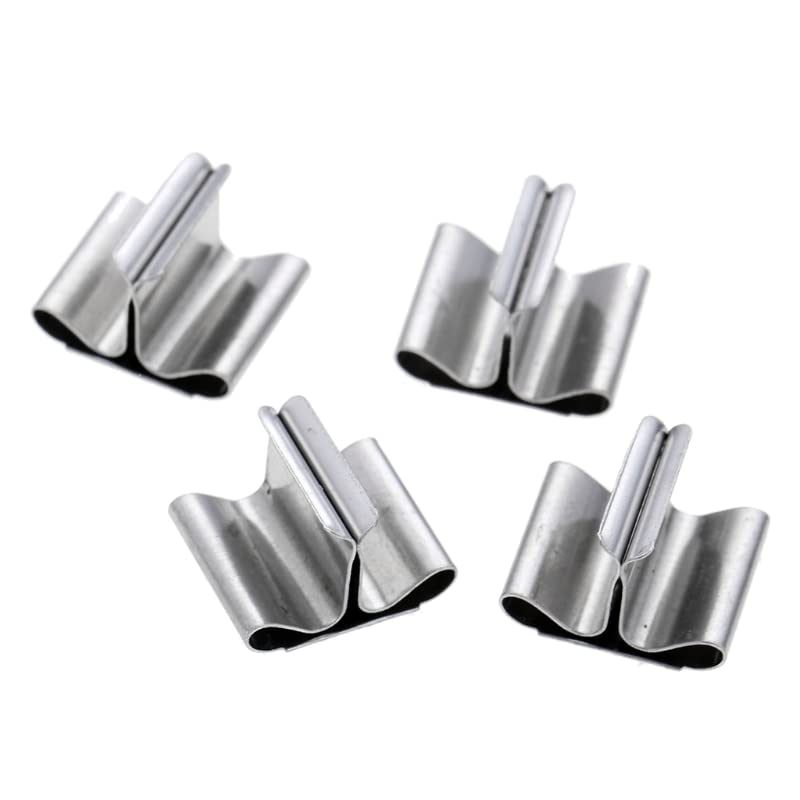 Base clips para pabilos de vela 50 unidades metal miniatura 4