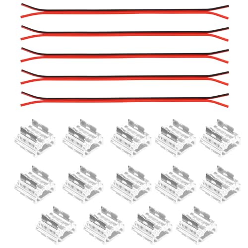 Wvxilyr 14 Piezas 2pin 8mm Conector y 5