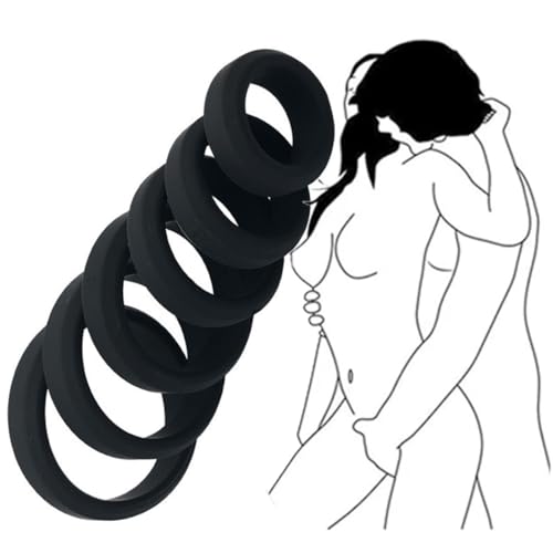 Anillo Circular de Silicona Negro