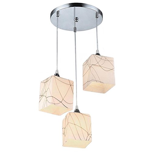  Lampada a Sospensione Creativa in Vetro a Forma di pigna per Ristorante, Studio, Camera da Letto, lampadario