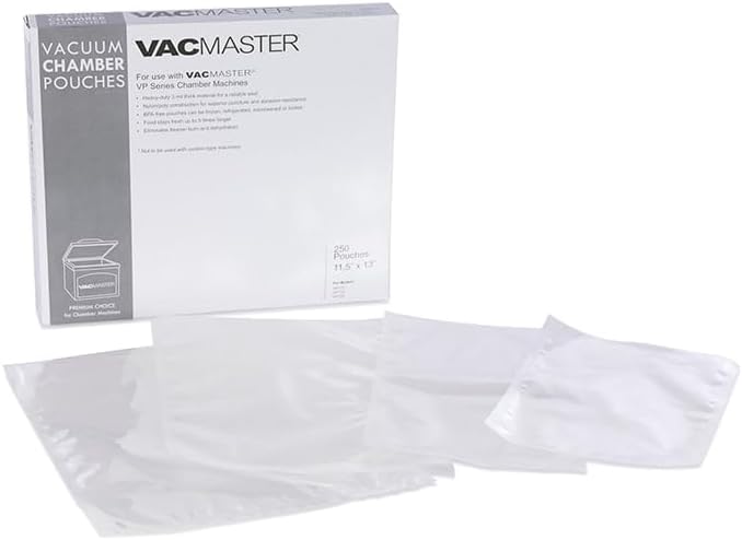 VacMaster 30721 Bolsa de Cámara de Vacío Transparente 6 x 10" - 1000 / CS"
