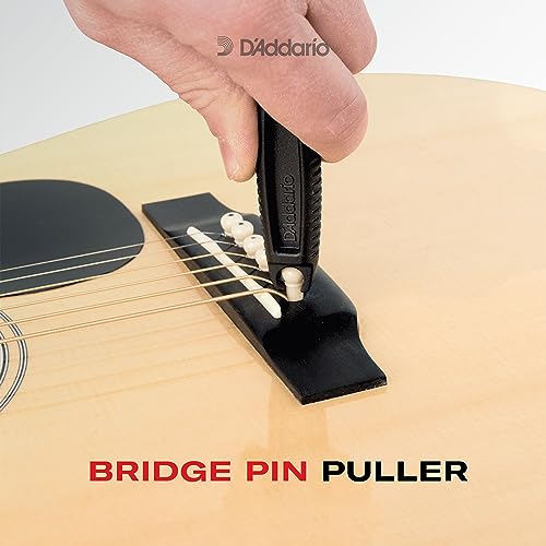 D'Addario Pro-Winder Guitar String Winder, Cutter & Bridge Pin Puller, All in One Guitar Restringing Tool, White by D'Addario - Image 6