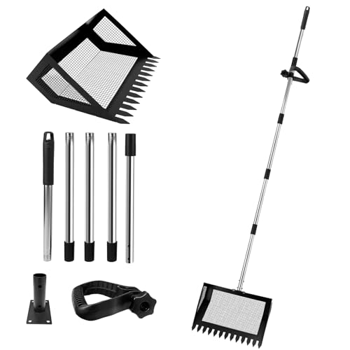 Hühnerkotschaufel mit Gummigriff, 170 cm Lange Katzenstreuschaufel aus Aluminiumlegierung, Hühnermistschaufel mit Großem Schaufelkopf, Geeignet für Hühnerställe, Katzentoiletten Hühnerkotschaufel mit Gummigriff, 170 cm Lange Katzenstreuschaufel aus Aluminiumlegierung, Hühnermistschaufel mit Großem Schaufelkopf, Geeignet für Hühnerställe, Katzentoiletten