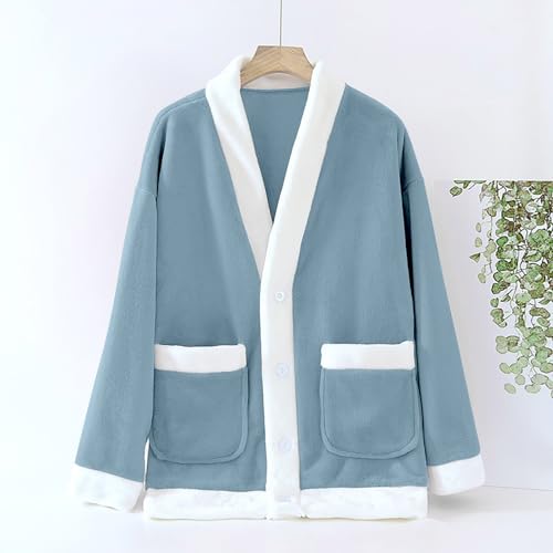 Suéter de punto suave tipo cárdigan largo mujer chaqueta de manga larga premium casual 2