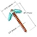 Inflatable Diamond Pickaxe - Mine Pixel Craft - Blow Up Birthday Party Favors - Gift Bags - Pool Parties & Backyard Fun - for Boys & Girls - 6 Pack