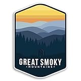 Great Smoky Mountains National Park Sticker Decal Notebook Car Laptop 4'x5.5' (Color)