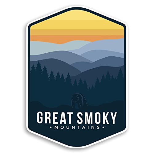Image of Great Smoky Mountains National Park Sticker Decal Notebook Car Laptop 4 inchx5.5 inch (Color)