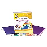 Pacon 72200 Origami Paper, 30 lbs., 9 x 9, Assorted Bright Colors, 40 Sheets/Pack