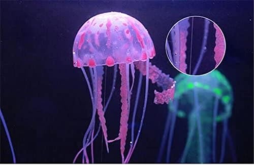 Image of Purple Artificial Simulation Glowing Jellyfish Suitable for Fish Tank,Aquarium Decoration Popular Ornaments, Aquarium Decor