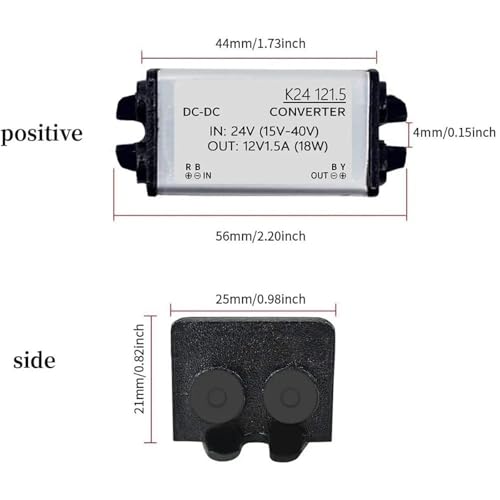 Convertisseur DC-DC 10-80V vers 5V 3A étanche, l'alimentation stable idéale contre les surtensions - 4