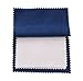 Travel Polishing Cloth Made in USA for Cleaning Silver, Gold and Platinum Jewelry, Watch, Coins. All Cotton, Non Toxic Cleaner 7.5 x 8 in. Tarnish Remover Protects and Keeps Jewelry Clean and Shiny