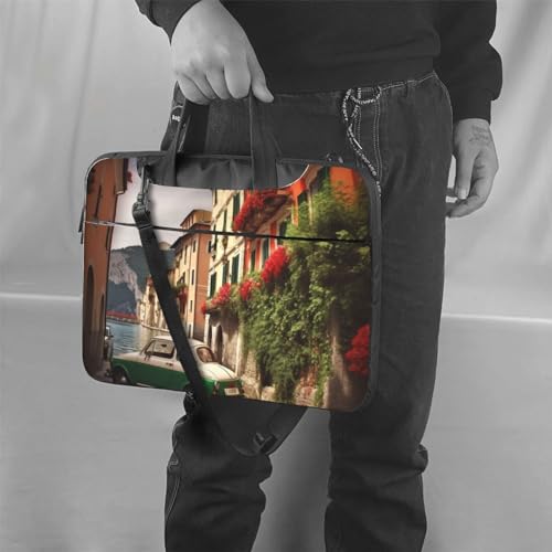 Bolso de hombro para laptop KHiry negro 14 pulgadas miniatura 2