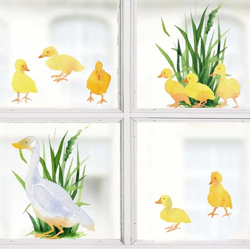 Vinilo Decorativo de Pato para Ventana 38x60 cm miniatura 7