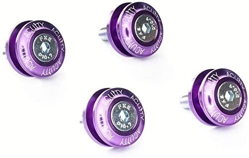 Buchas da base do câmbio Acuity Instruments em alumínio para Honda Civic manual MT 2016+ – Kit com 12 peças