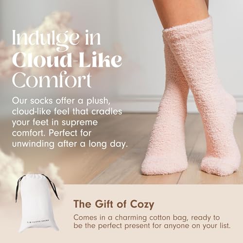Image of Unboxme Gifts Warm & Cozy Ultra-Luxe Cloud Fuzzy Socks, Gifts for Women