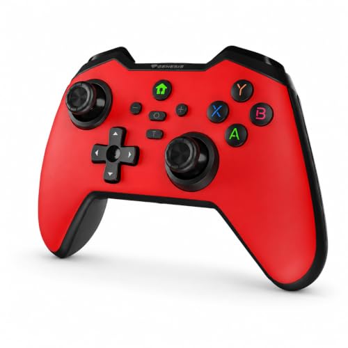 Genesis Mangan 400 Manette de jeu sans fil Rouge