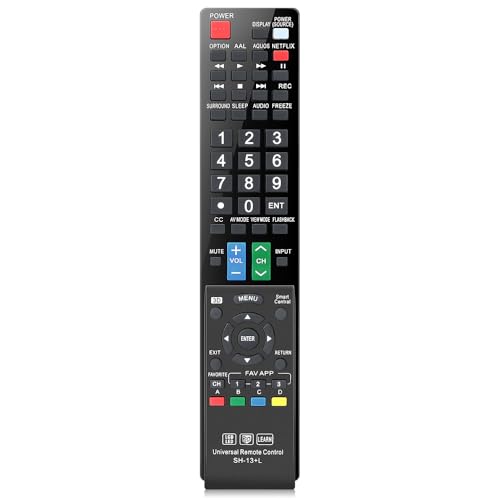 Image of for Sharp-Smart-TV-Remote-Replacement, Universal Remote Control for All Sharp AQUOS HDTV 3D LCD LED Smart TVs