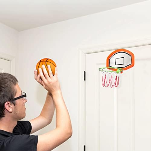 CLISPEED Mini Basketball Hoop with Balls Play Basketball Set for Basketballl Lovers Indoor Outdoor Fun