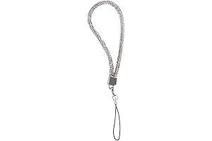 Fashionable Silver Phone Charm