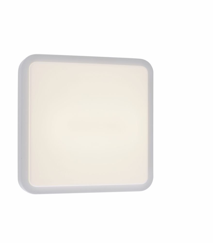 Paul Neuhaus Fassaden Außenleuchte Wand-Deckenleuchte smarthome weiß | Smart Home, RGBW Farbwechsel, 1060 Lumen, 11 Watt, dimmbar per Fernbedienung