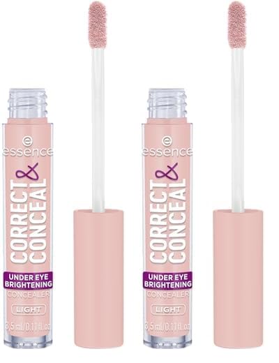 Essence Corrector Iluminador Zona Ojera Correct & Conceal, Iluminador, Corrector De Color, Natural (3.5Ml) (Paquete de 2)