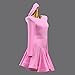 ONUYGCFH Girl Long Sleeve Latin Performance Outfit Child Salsa Dance Dresses Cha Cha Competition Costume Dancewear for Samba,Pink,3XS