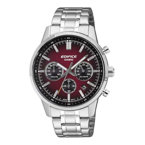 Image of Casio Edifice EFR-575D-4ADF Analog Silver Watch Men (ED695)