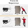 Suporte com Rodinhas Movel Ajustável Telescópico para Geladeira Fogão Máquina de Lavar Móveis Pesados até 200kgs Base Antiderrapante Estrutura Reforçada Portátil Deslizante Silencioso Versátil Durável #3