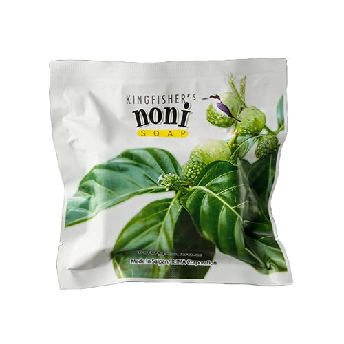 Kingfisher's Noni Soap, Handmade Face &amp; Body Cleansing Bar, 100g