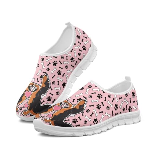 Image of Jeiento Cute Dog Women's Casual Slip On Shoes Loafers Sneakers for Women