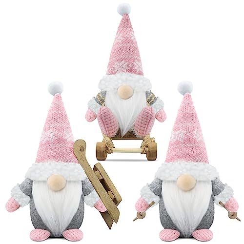 Gehydy Weihnachtswichtel Figuren 3er Set Weihnachtsdeko Wichtel...