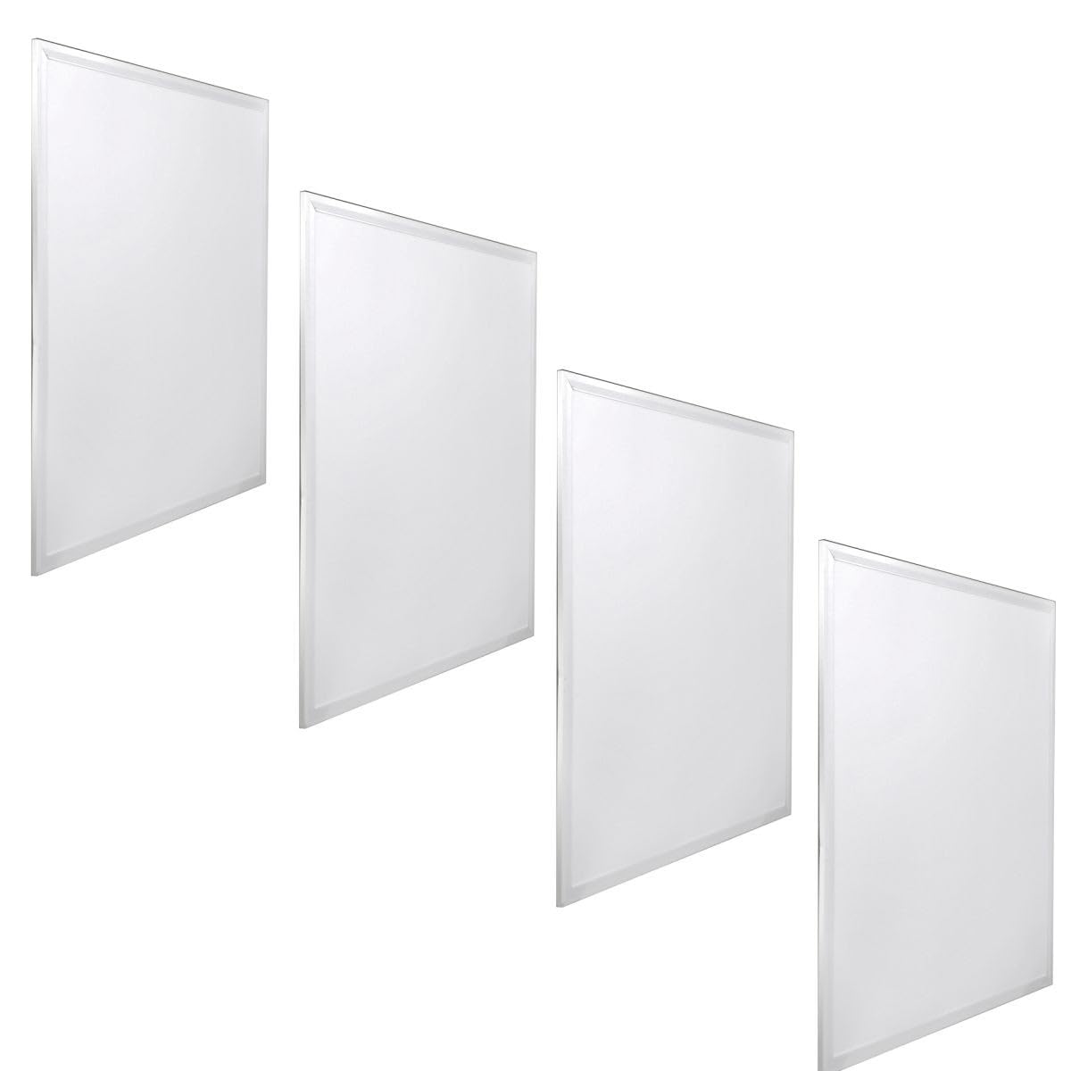 Jandei - Zestaw 4 paneli LED 60x60cm 48W - Ciepłe światło 3000K - Łatwa instalacja - Certyfikat CE i ROHS - 2 lata - Podświetlany