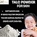 mGanna 100% Natural Talc Powder for Facial Make-up, Absorption, Lubrication, and Multi-Purpose 0.5 LBS / 227 GMS