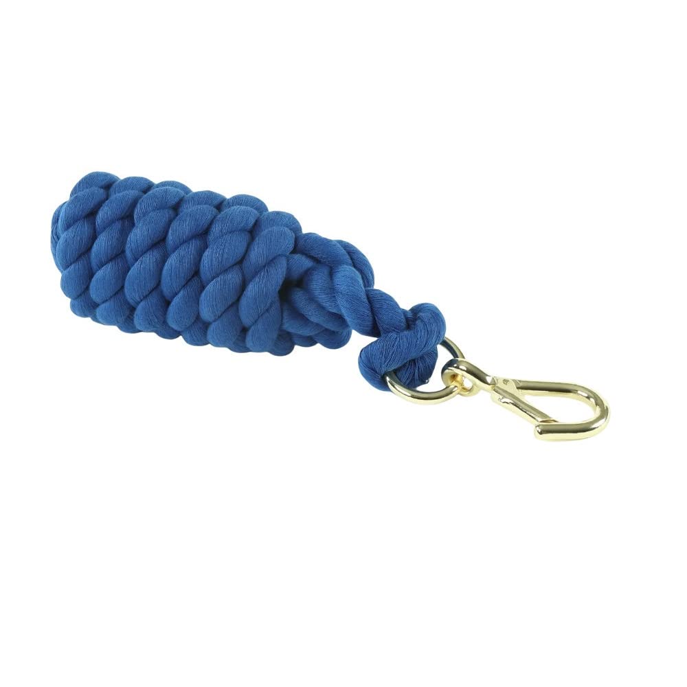 Shires Plain Headcollar Lead Rope Royal Blue — image 1