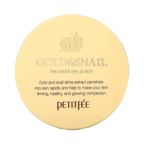 Petitfée Gold & Snail Hydrogel Eye Patch 60 x Pieces Skin Care