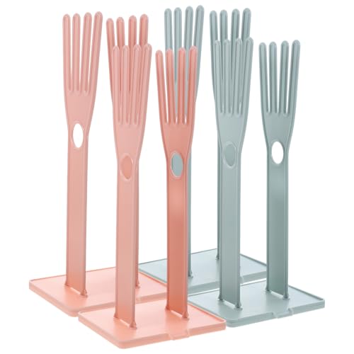 Secador de guantes de cocina compacto ABS con estructura multilayer de 4 ranuras junto al fregadero 2