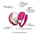 LELO TIANI 3, Vibrador Sumergible con Control Remoto. Uno de Los Mejores Juguetes Sexuales de Parejas de la Lujosa Marca de Juguetes Eróticos, Cerise