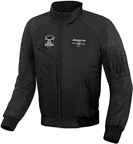 Bogotto Boston Motorrad Textiljacke, schwarz, L
