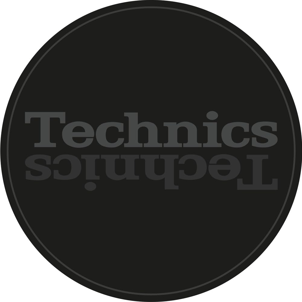 Technics Slipmat Duplex 7: specchio grigio su nero