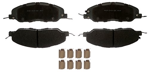 Plaquettes de frein avant céramique ACDelco Advantage 14D1463CH pour remplacement de disque auto