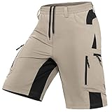 【Leichtgewicht & Schnell trocknend】Cycorld Kurze Hosen Herren kombinieren Komfort, Funktion und Mode.Diese Stretch Bermuda-Cargo-Shorts Herren sind leicht, atmungsaktiv und feuchtigkeitsableitend, transportieren den Schweiß von der Haut ab, um maximalen Komfort zu bieten und halten Sie den ganzen Tag trocken und bequem.
