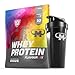 Produktbild 1kg Mammut Whey Protein Eiweißshake - Set (Mix-Beutel + Protein Shaker)