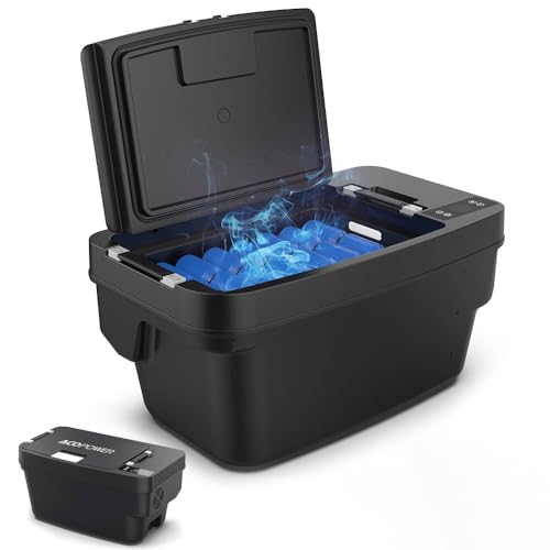 ACOPOWER TesFridge 35 Quarts Car Refrigerator for Tesla Model Y, 12V Portable Fridge Compressor Cooler, -4°F to 68°F, for Outdoor, Travel, Camping, Picnic