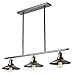 Produktbild Dainolite Lighting 405-343HP-VS 3-Light Horizontal Pendant, Vintage Steel by Dainolite Lighting